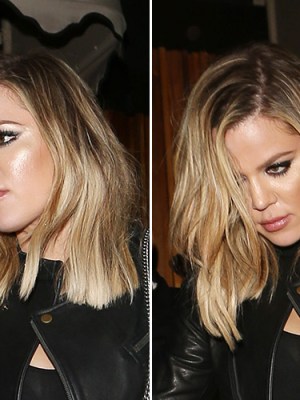 Khloe Kardashian Lob Hair