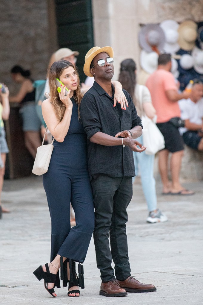 Chris Rock & Lake Bell PDA