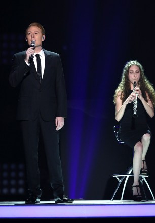 Clay Aiken performs at the "American Idol" farewell season finale at the Dolby Theatre, in Los Angeles
"American Idol" Farewell Season Finale - Show, Los Angeles, USA - 7 Apr 2016