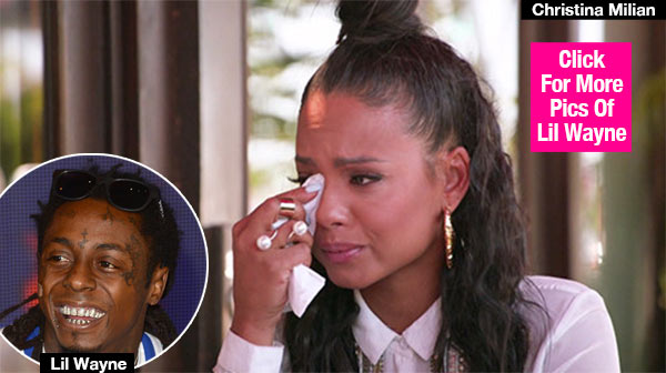Christina Milian Cries Over Lil Wayne