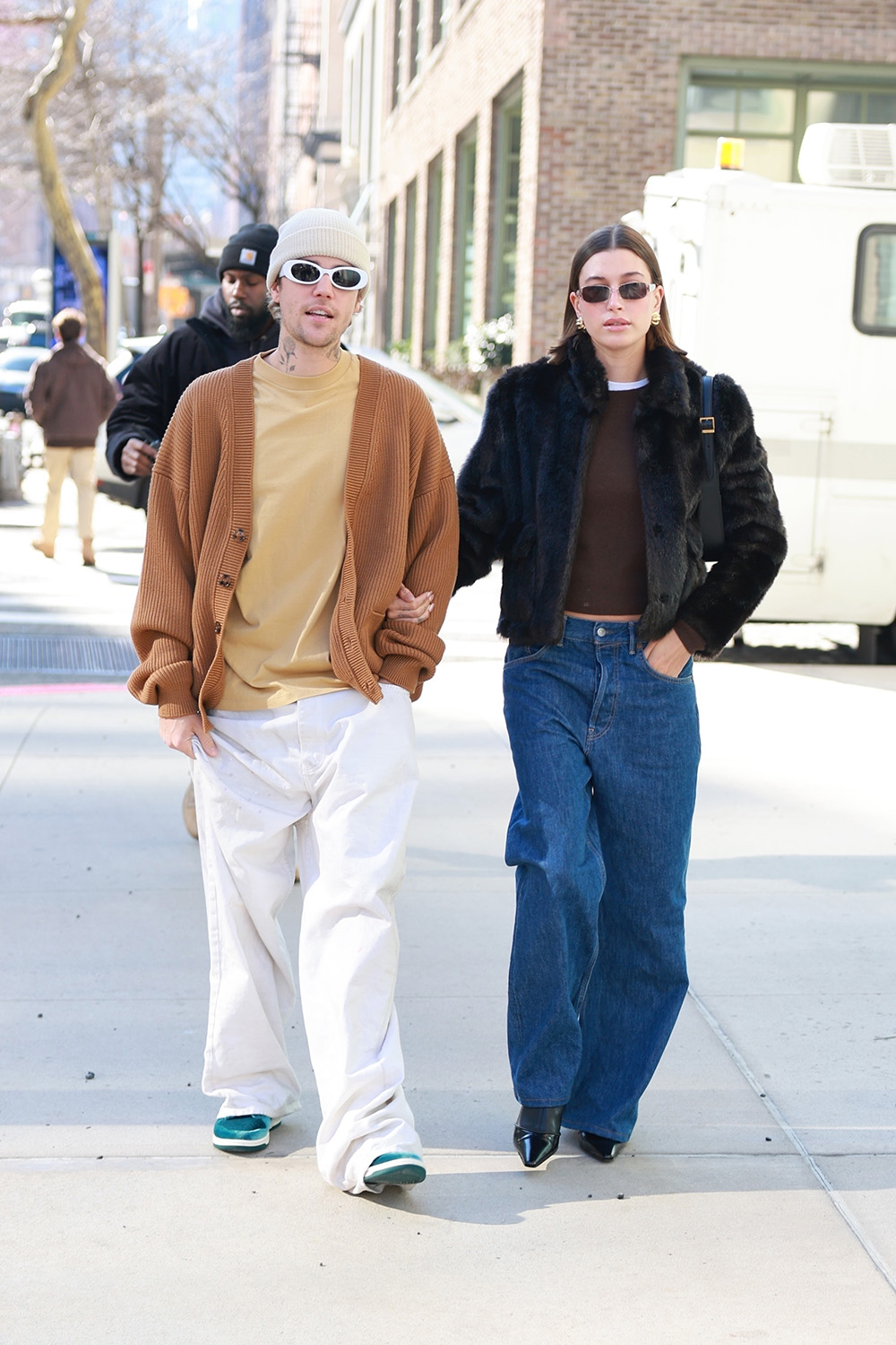 Justin and Hailey Bieber keep a busy morning in New York