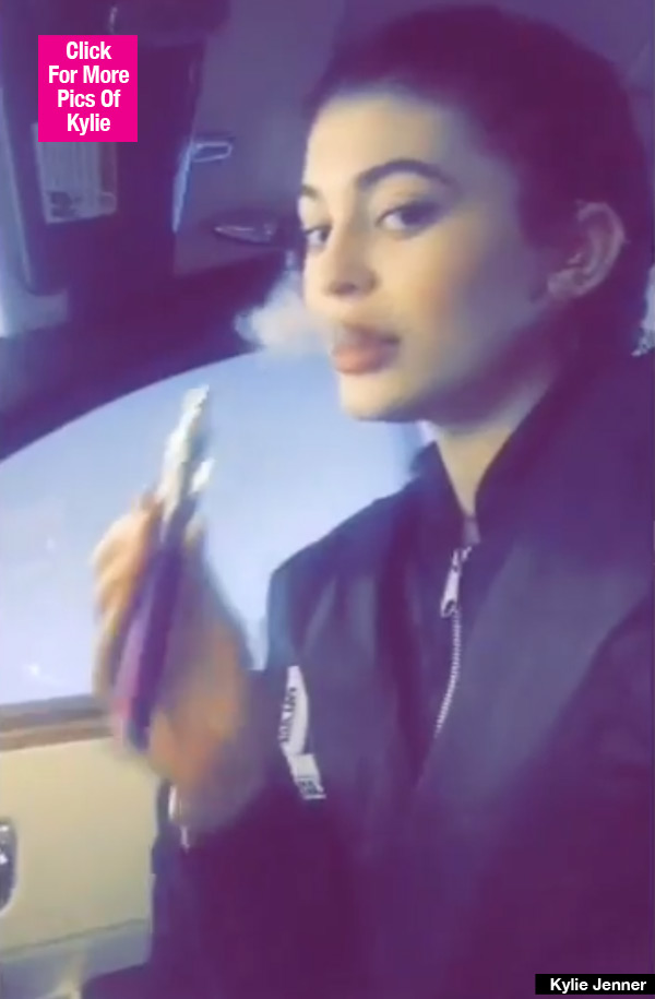 Kylie Jenner Smoking Weed