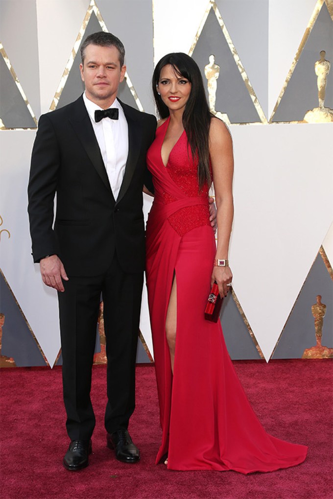 Matt Damon & Luciana Barrosa