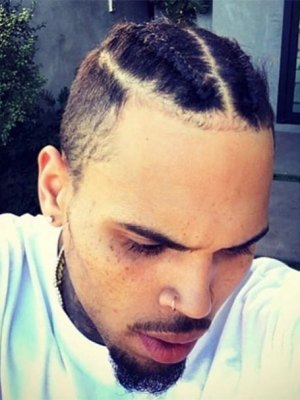 Chris Brown Cornrows