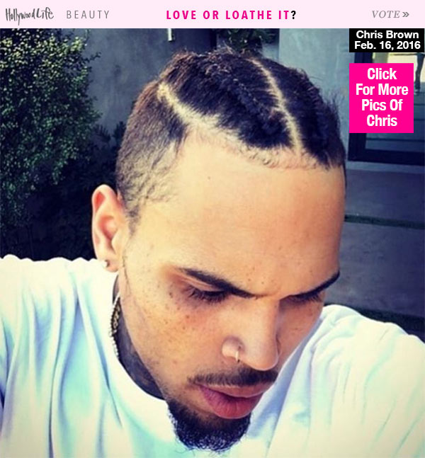 Chris Brown Cornrows