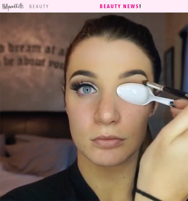 Spoon Eye Makeup Trick