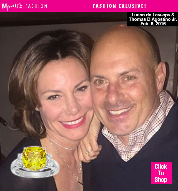 luann de Lesseps engagement ring cost pics