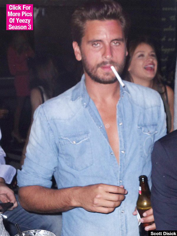 Scott Disick Skips Kanye West Show