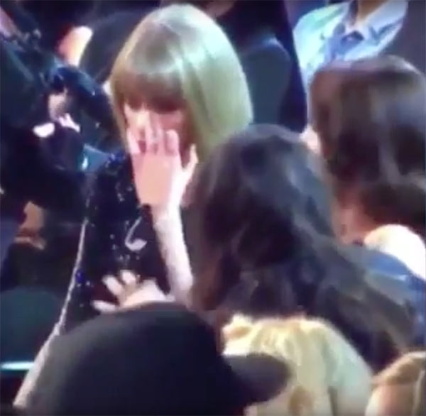 Taylor Swift Crying Grammys