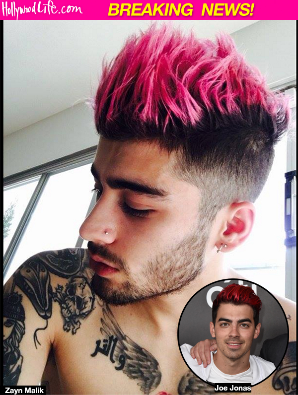 Zayn Malik Pink Hair