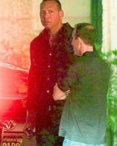 Beverly Hills, CA  - *EXCLUSIVE*  - Alex Rodriguez is seen for the first time after his ex Jennifer Lopez married Ben Affleck in Las Vegas. Alex spent the evening having dinner at Mr Chow with David Ortiz. After dinner he is seen chatting with friends and appears to be going through a range of emotions. At one moment he can't contain his laughter and the next he looks angry with a cold stone face. 

Pictured: Alex Rodriguez, David Ortiz

BACKGRID USA 18 JULY 2022 

USA: +1 310 798 9111 / usasales@backgrid.com

UK: +44 208 344 2007 / uksales@backgrid.com

*UK Clients - Pictures Containing Children
Please Pixelate Face Prior To Publication*