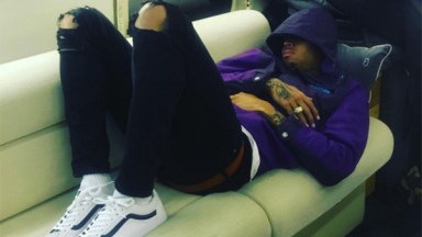 Chris Brown Damn Daniel White Vans