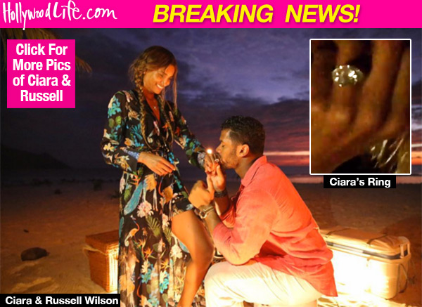 Russell Wilson Proposed Ciara
