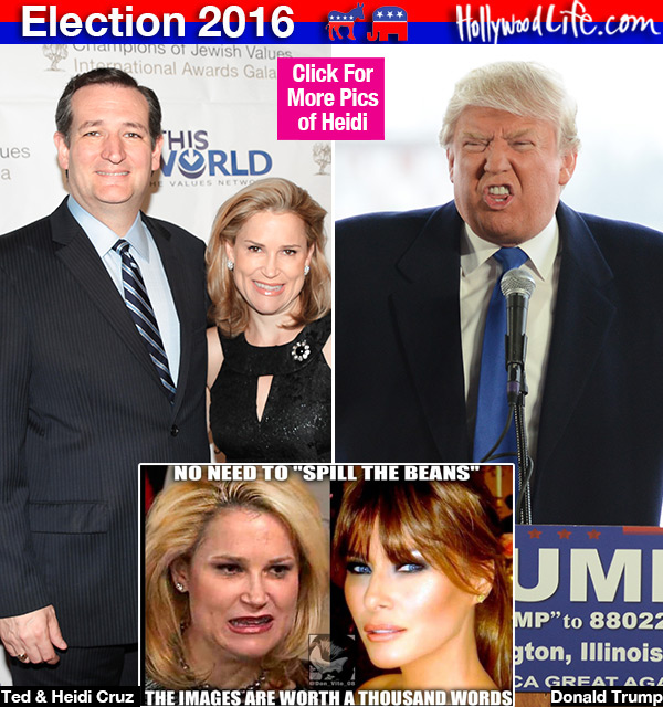 Donald Trump Insults Heidi Cruz Looks
