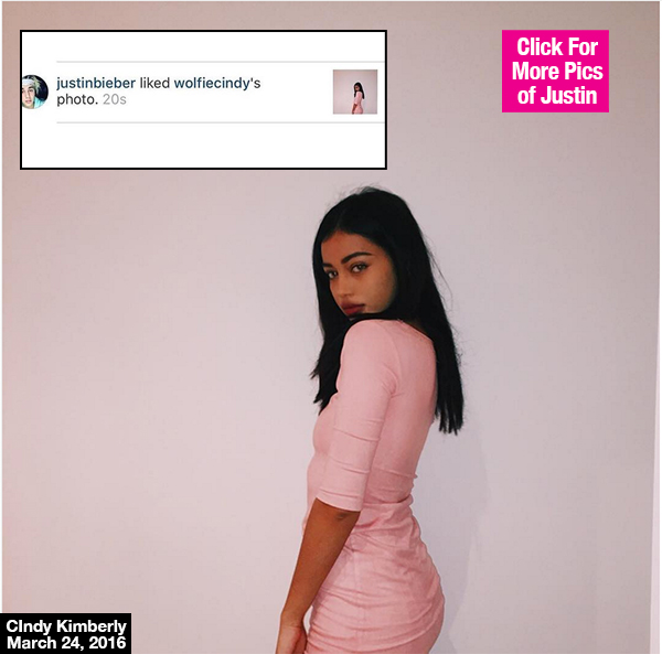 Justin Bieber Flirts Cindy Kimberly