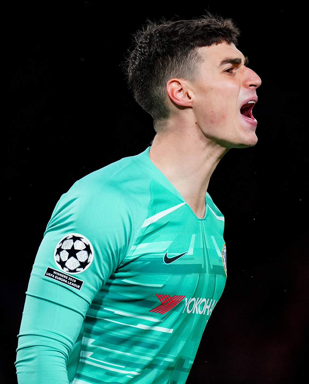 Editorial Use OnlyMandatory Credit: Photo by Javier Garcia/BPI/Shutterstock (10495156be)Kepa Arrizabalaga of ChelseaChelsea v Lille, UEFA Champions League, Group H, Football, Stamford Bridge, London, UK - 10 Dec 2019