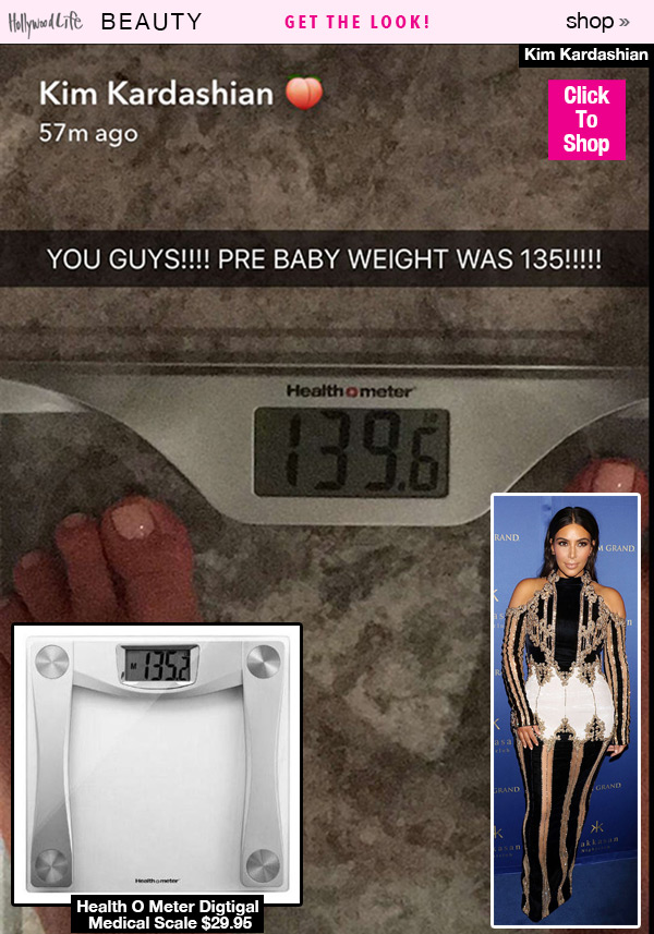 Kim Kardashian Scale