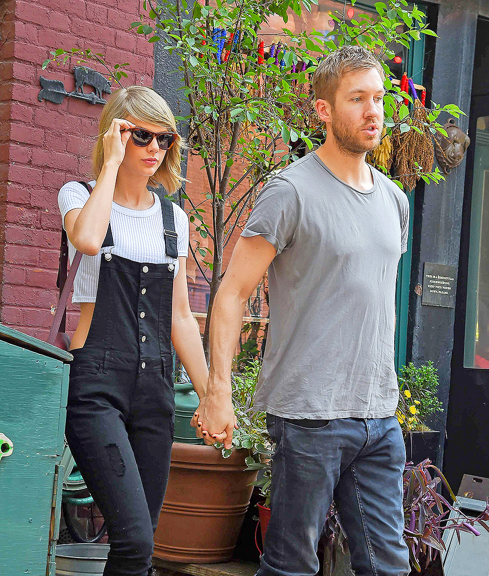 Cute Couple; Taylor Swift and Calvin Harris spotted holding hands while leaving The Spotted Pig Restaurant, after having lunch with Taylor's best male friend, Ed Sheeran, in the West Village in New York City.Pictured: Taylor Swift and Calvin Harris,Taylor SwiftCalvin HarrisRef: SPL1039395 280515 NON-EXCLUSIVEPicture by: SplashNews.comSplash News and PicturesUSA: +1 310-525-5808London: +44 (0)20 8126 1009Berlin: +49 175 3764 166photodesk@splashnews.comWorld Rights