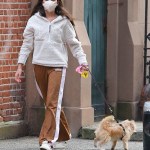 New York, NY  - *EXCLUSIVE*  - There is nothing more enjoyable than taking your adorable puppy to a nice walk in the New York City neighborhoods, and Suri Cruise knows it! Pictured here while out with her pooch during a morning stroll in the Big Apple.

Pictured: Suri Cruise

BACKGRID USA 19 MARCH 2022 

BYLINE MUST READ: Ulices Ramales / BACKGRID

USA: +1 310 798 9111 / usasales@backgrid.com

UK: +44 208 344 2007 / uksales@backgrid.com

*UK Clients - Pictures Containing Children
Please Pixelate Face Prior To Publication*