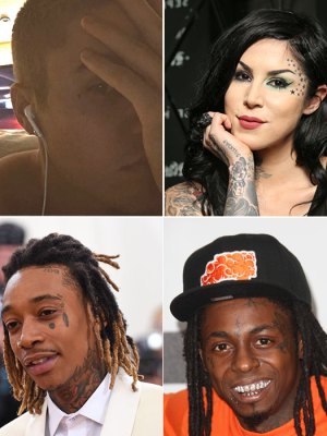 Face Tattoos Celebs