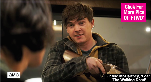 Jesse McCartney Fear The Walking Dead