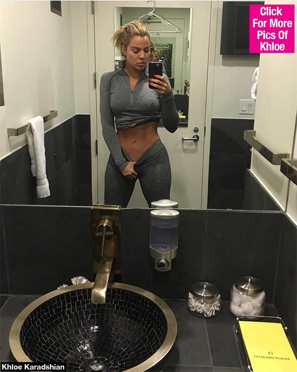 Khloe Kardashian Photoshops Thighs