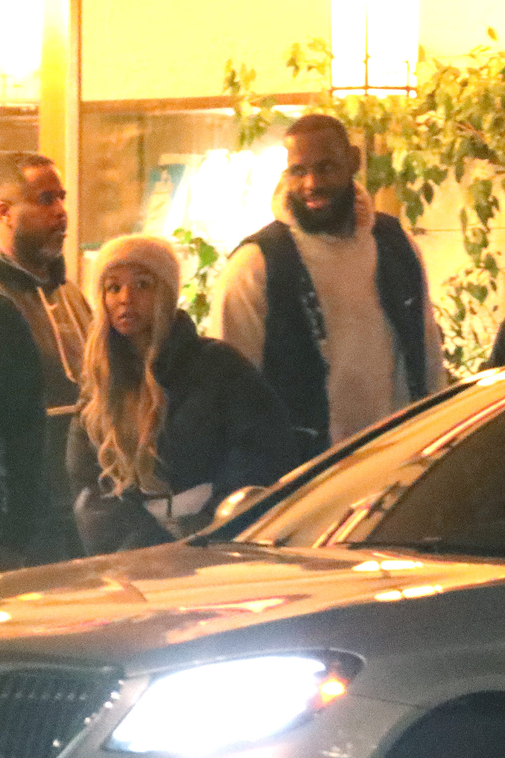 *EXCLUSIVE* LeBron James and wife Savannah dine at the Sunset Tower Hotel!