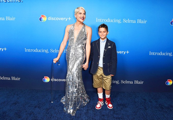 Selma Blair Silver Dress Red Carpet Son SS