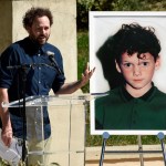 Director Drake Doremus speaks at a life celebration and statue unveiling for the late actor Anton Yelchin at Hollywood Forever Cemetery, in Los Angeles. Doremus directed Yelchin in his 2011 film "Like Crazy." Yelchin died in June 2016 at the age of 27
Anton Yelchin Life Celebration and Statue Unveiling Ceremony, Los Angeles, USA - 08 Oct 2017