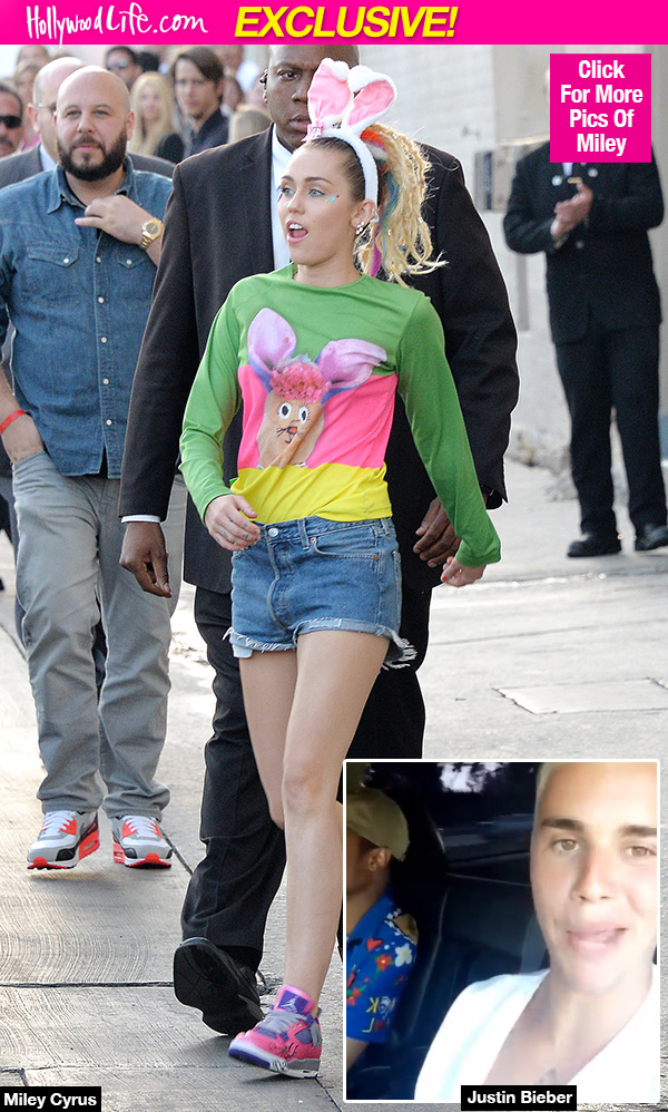 Miley Cyrus Reaction Justin Bieber