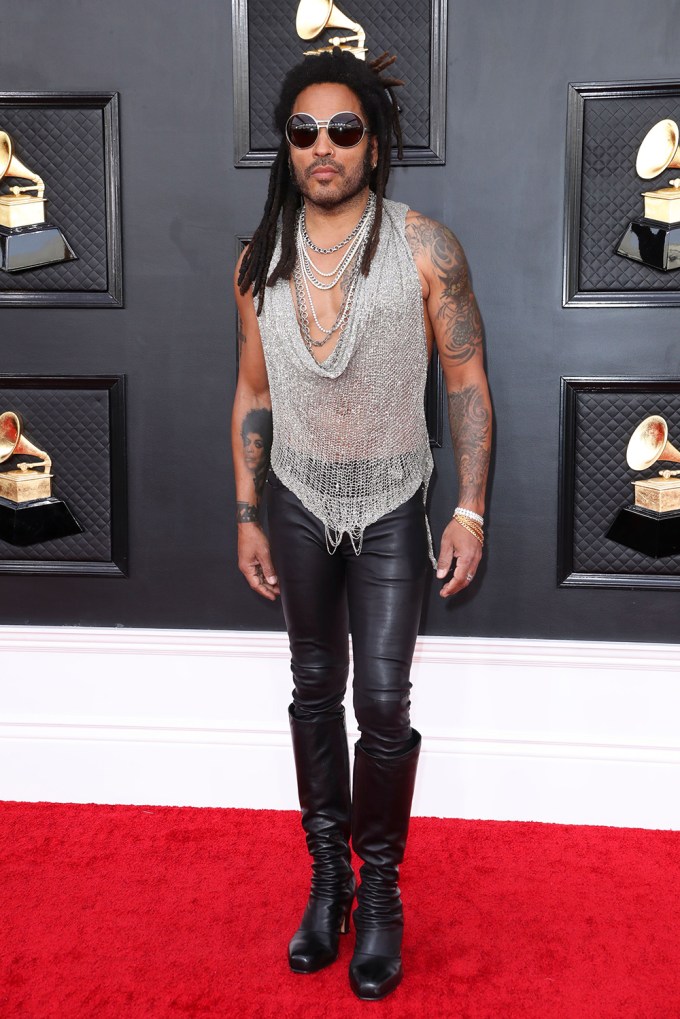 Lenny Kravitz At The 2022 Grammys