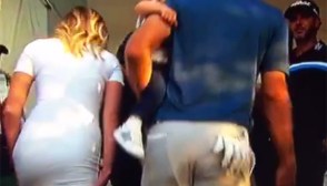 Paulina Gretzky Short Skirt