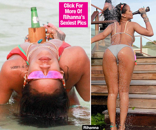 Rihanna Racy Bikini Pics