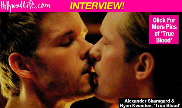 Alexander Skarsgard Kissing Ryan Kwanten