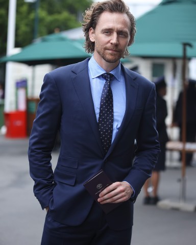 Tom Hiddleston arrives at Wimbledon on day thirteen, Gentlemen's Final day
Wimbledon Championships 2019, Day Thirteen, Gentlemens Final, All England Lawn Tennis & Croquet Club, Church Rd, London, United Kingdom - 14th July 2019