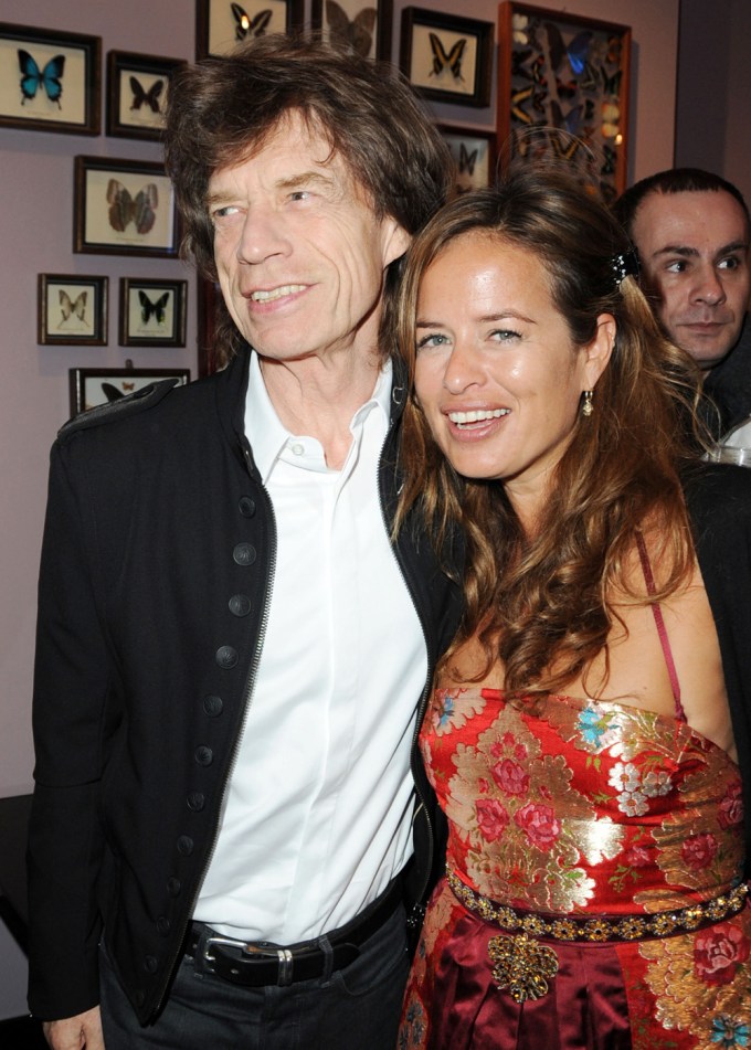 Mick Jagger & Jade pose