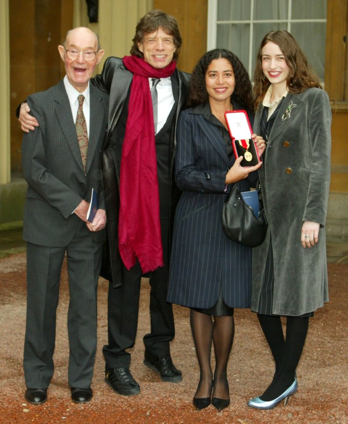 Mick Jagger With His Kids