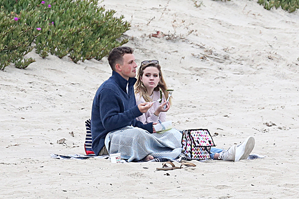 EXCLUSIVE: Reese Witherspoon's daughter Ava Elizabeth Phillippe goes on beach date.