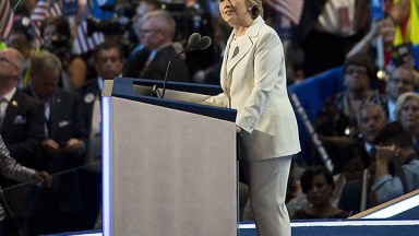 Bill Clinton Sleeping During Hillary Speech