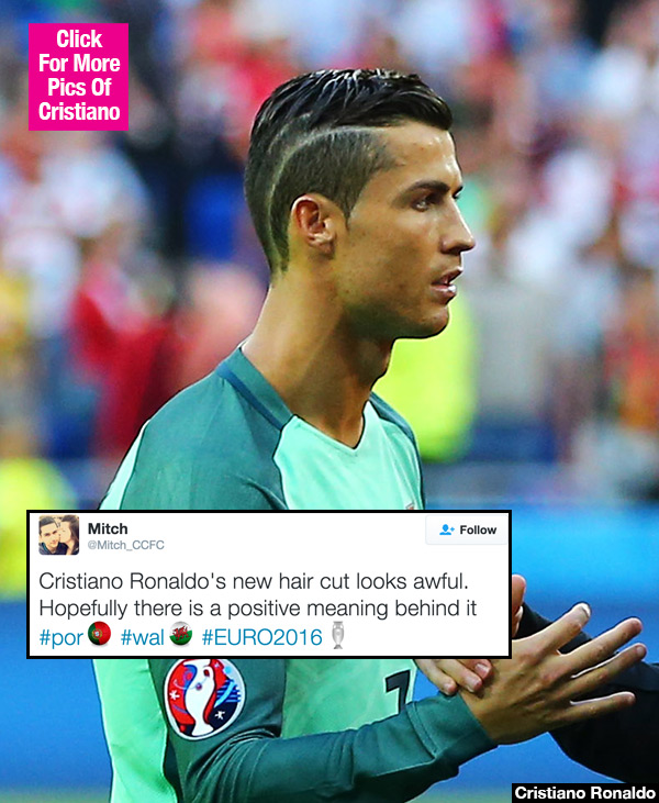 Cristiano Ronaldo New Haircut