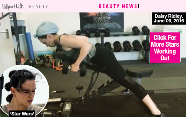 Daisy Ridley Workout