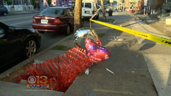 Baltimore Shooting Vigil