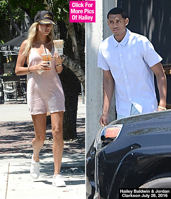 Jordan Clarkson Hailey Baldwin Coffee Date