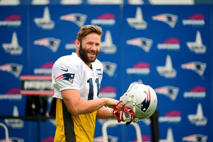 New England Patriots wide receiver Julian Edelman (11) walks to practice at the New England Patriots training camp held at Gillette Stadium, in Foxborough, Massachusetts
NFL Patriots Training Camp, Foxborough, USA - 03 Aug 2017