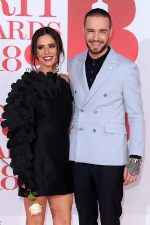 Cheryl and Liam Payne
38th Brit Awards, Arrivals, The O2 Arena, London, UK - 21 Feb 2018