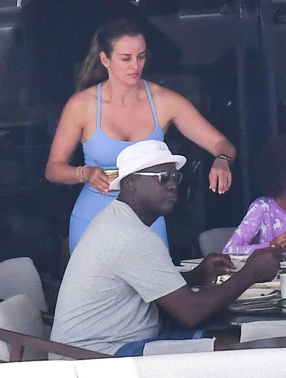 *EXCLUSIVE* Michael Jordan pictured with his wife Yvette Prieto enjoying their sun-soaked holiday in Sardinia