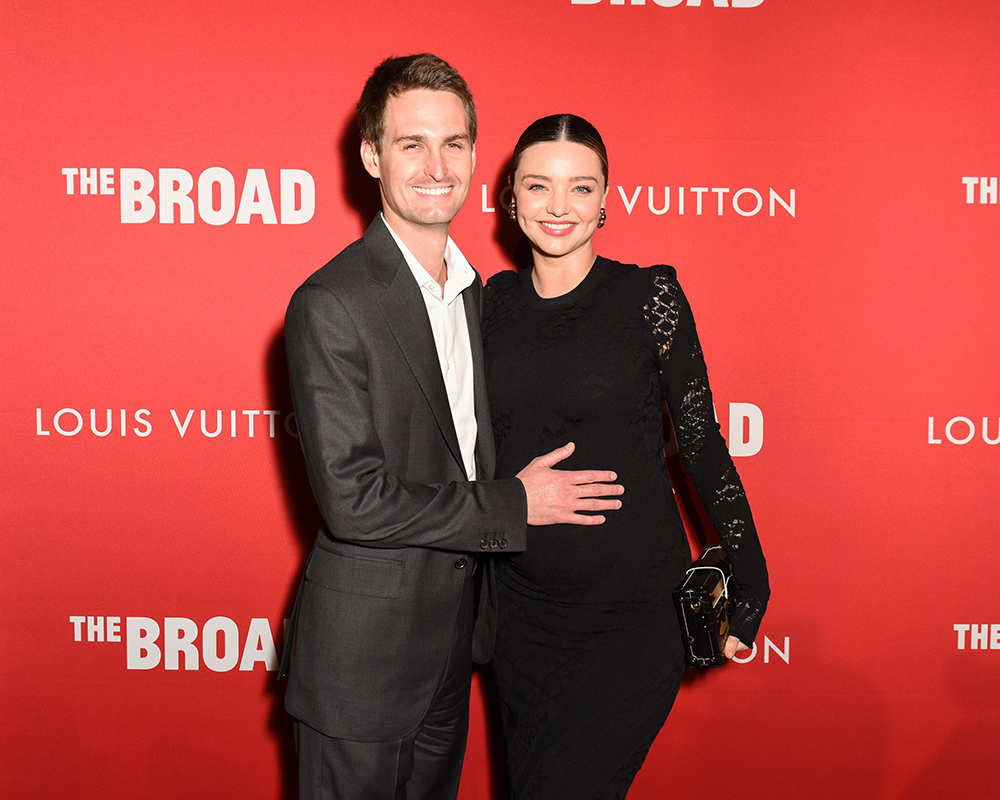 Evan Spiegel, Miranda Kerr
The Broad and Louis Vuitton celebrate Jasper Johns Something Resembling Truth, Arrivals, Los Angeles, USA - 08 Feb 2018