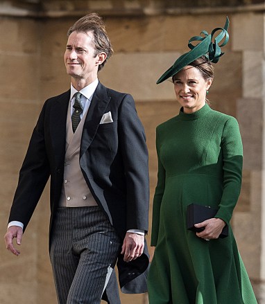 James Matthews and Pippa Middleton
The wedding of Princess Eugenie and Jack Brooksbank, Pre-Ceremony, Windsor, Berkshire, UK -  12 Oct 2018