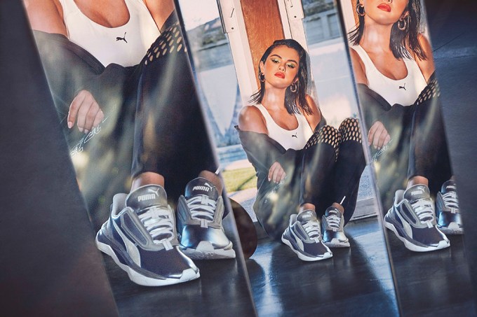 Selena Gomez works up a sweat for Puma