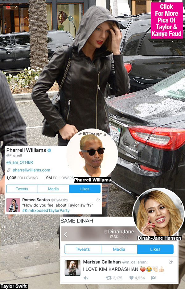 Pharrell Williams Dinah Jane Hansen Diss Taylor Swift